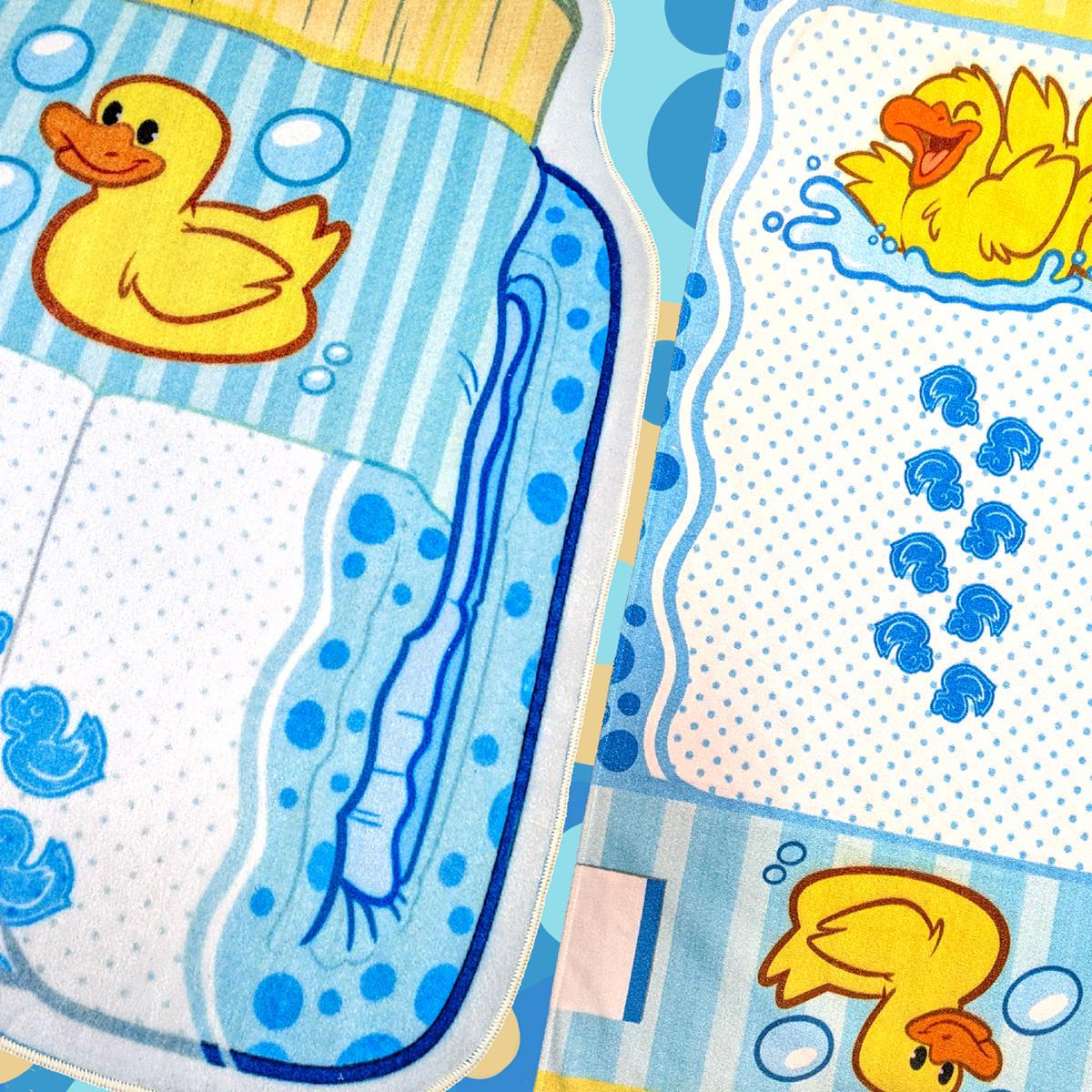 Ducky bath time set