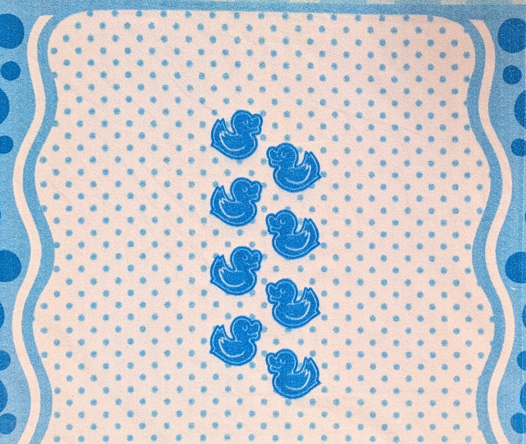 Ducky bath time towel set